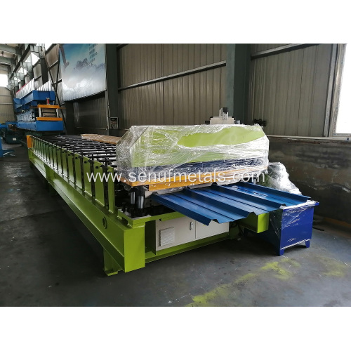 Corrugated roofing sheet roll forming line